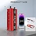 IpowerBingo Power Inverter 1000W/2000W (Peak) Dual AC Outlets and Dual USB Charging Ports DC 12V to 110V AC Car Converter with Digital Display