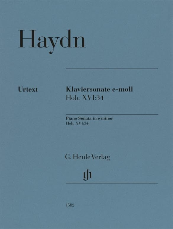 Piano Sonata E Minor Hob. XVI: 34 (English, French and German Edition)