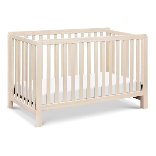 Image of Carter’s by Davinci Colby 4-in-1 Convertible Crib - GREENGUARD Gold Certified Convertible Baby Crib to Toddler Bed, Daybed, Full-Size Bed - Wooden Baby Bed w/Four Adjustable Heights - Washed Natural