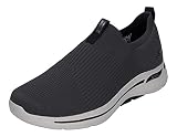 Stretch Fit soft knit mesh fabric upper in a slip on athletic walking shoe design.