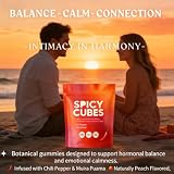 Żelki do seksu Spicy Cubes: Przeznaczone dla par i sytuacji towarzyskich, mogą łagodzić emocje, zwiększać witalność, rozbudzać zmysły i zachwycać nastrój.