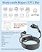 EV Charger Extension Cable, 21ft 40Amp J1772 Extension Cable Compatible with 110V-240V SAE J1772 EV Chargers, Suitable for J1772 EVs/PHEVs, Level 1/ Level 2 IP66 Car Charger Extension Cord with Bag