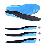 ELEFT Ultra Thin Men's Women's Height Increase Elevator Shoes Insoles, Heel Lifts 3cm up 1.2 inch Taller 1 Pair