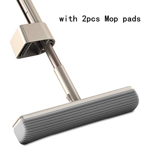Ipetboom 2 Recharges Éponge PVA Pour Balai – Têtes Absorbantes Grises Pour Carrelage & Parquet