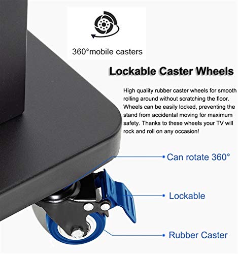 Soporte Universal para TV de Piso para 32-65 pulgadas Negro miniatura 5
