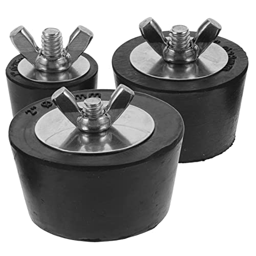 BESPORTBLE 3 Piezas tapón de Drenaje de la Piscina Tapones para Piscina Tapón de Piscina Drenaje de Piscina tapón de la Piscina bujias colador Piezas de Piscina Tapones de Goma para Piscinas