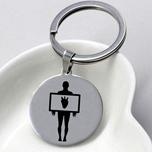 Preisvergleich Produktbild GMTEXTILES Edelstahl Schlüsselbund für Männer und Frauen
