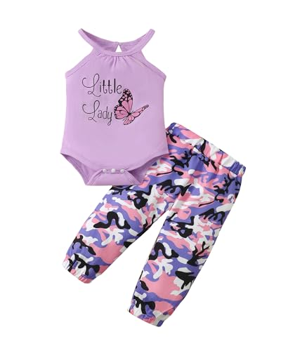 Image of SUNNY PIGGY Baby Girl Clothes Infant Newborn Girls Outfits Romper with Headband Hat Pants Shorts Set 5Pcs