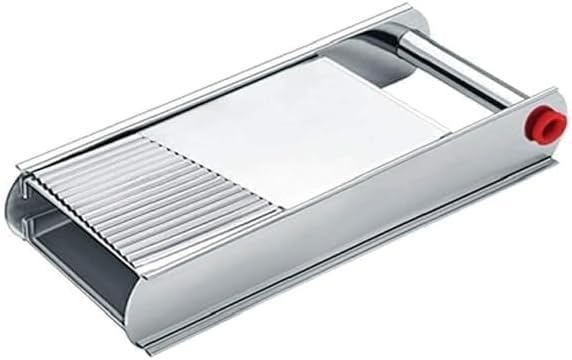 Stainless Steel 2 in 1 Adjustable Potato/Onion Slicer and Grater, Vegetable Slicer Cutter, Potato Chips Slicer Cutter, Onion Slicer with Stainless Steel Blade
