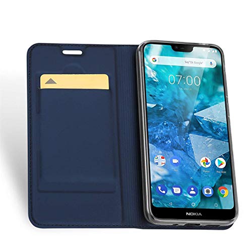 Verco Nokia 8.1 Cover, Custodia a Libro Pelle PU