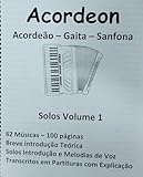Livro Solos Acordeão Acordeon Gaita Volume 1