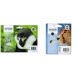 Product 2: Ref - C13T07114021 Epson T089 Serie Scimmia Cartuccia Originale Getto D\'Inchiostro Durabrite Ultra, Formato Standard & T071 Serie Ghepardo Cartuccia Originale Getto D\'Inchiostro Durabrite Ultra, Formato Standard