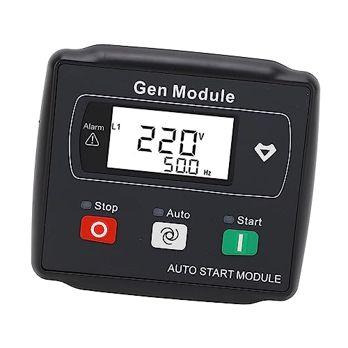 Painel da Placa do Controlador do Gerador, Display LCD, Painel do Módulo de Controle de Genset para