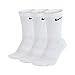 Produktbild Nike 9 Paar Socken Herren Damen Weiß Grau Schwarz Tennissocken Sportsocken Sparset SX7664 Größe 34 36 38 40 42 44 46 48 50, Sockengröße:38-42, Farbe:weiß/weiß/grau