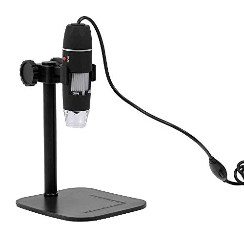FHISD Vergrößerung Endoskop Digitalmikroskop Zoom HD-Mikroskop USB-Lupe 8 LED-Leuchten Monokularer Betrachtungskopf – Bild 3