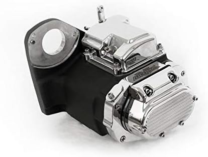 6-Speed Black and Chrome Transmission, Compatible with Harley-Davidson Softail