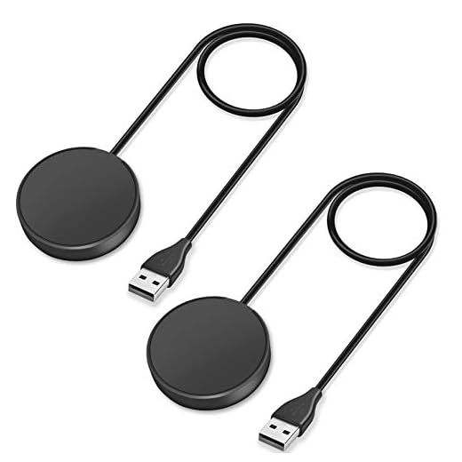 2 Pack Compatible with Samsung Galaxy Watch 4/4 Classic/3/Active/Active 2 Wireless Charging Dock,Trami Replacement USB Charger Cable Cord Stand for Galaxy Watch 4/4 Classic/3 /Active/Active 2