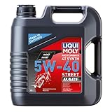 Liqui Moly Motorbike 4T Synth 5W-40 Street Race | Full Synthetic Motor Oil | 4 Liter | SKU: 20076