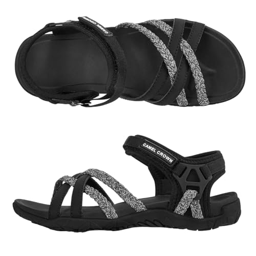 CAMEL CROWN Womens Waterproof Hiking Sandal Beach Sandals Comfortable for Walking Vacation Travel2