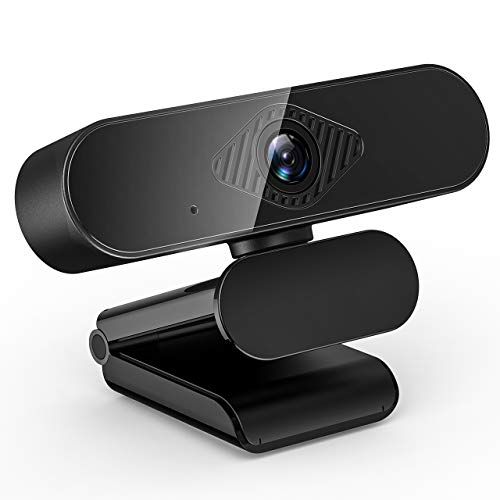 Webcam,Webcam Mit Mikrofon Webcam HD 1080p USB Webcam für Videoanrufe, Studieren, Konferenzen, Aufzeichnen, Spielen mit drehbarem Clip
