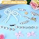 Ptwola 30 Stück Schnürsenkel Charms Clips Sneaker-Schuh Schnürsenkel Dekorationen Perlenbroschen Glitzernde Schuhclips Strass Schuhe Zubehör für Mädchen Damen Freizeitschuhe