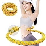 【第3世代＆静音設計!】フラフープダイエット用 フラフープ ダイエット ソフトフラフープ 成人用 りたたみ式ポータブル 脂肪燃焼・シェイプアップ・全身トレーニング 筋トレ 1.5kg 静音 ダイエット向け ウエスト/背中/脚/胸エクササイズ 室内/公園用 男女兼用