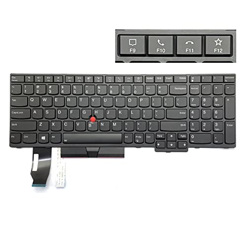 Lenovo ThinkPad T15 Gen 2�AP15s Gen 2 (F9-F12�t�@���N�V�����L�[��Thinkpad T15 Gen 1�Ƃ͈قȂ�܂�)�p�̃o�b�N���C�g�t�������p�č����C�A�E�g�L�[�{�[�h