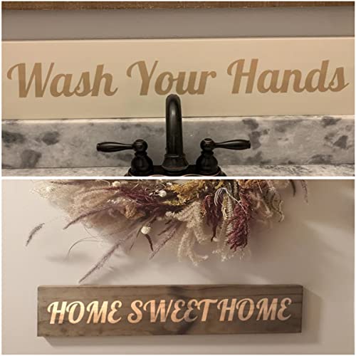 1 Inch Alphabet Letter Stencils For Painting - 62 Pack Letter And Number Stencil Templates For Painting On Wood, Reusable Cursive Numbers And Letters Stencils For Chalkboard Wood Signs & Wall Art #TOP4