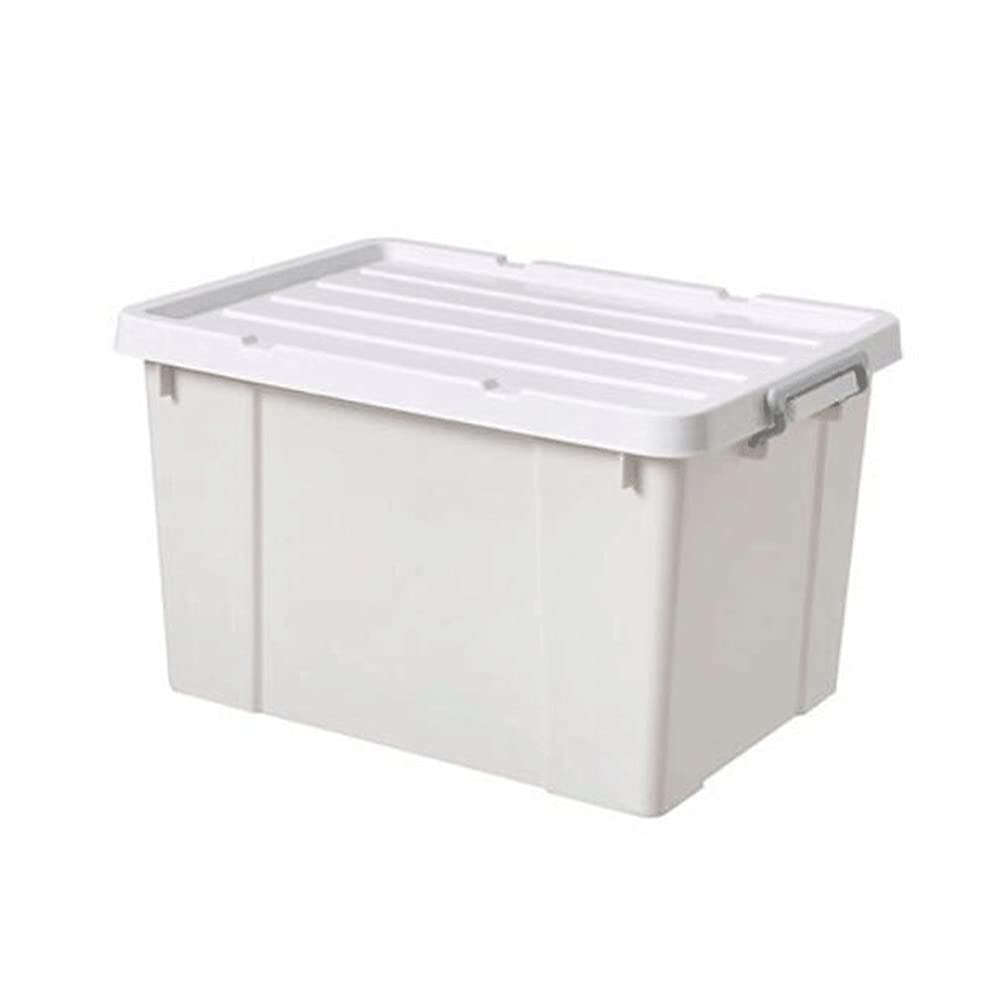 Storage Bins, 1Pcs Storage Bins Boxes, Bedroom Closet Organization For Bedding, Clothes,(Blue , Clear , Pink , White),size?28*18*16cm?48*34*29cm,57*40*33cm. ( Color : White , Size : Small )