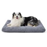 BEDSURE Hundekissen Grosse Hunde waschbar,104x69x9cm,grau