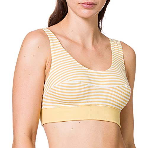 CALIDA Yellowbration Bustier Tricot, Sunny Yellow, 46 FR/48 FR Femme