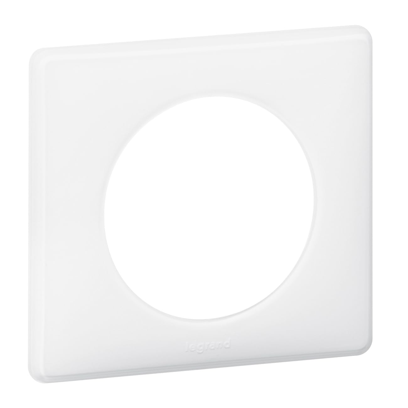 Legrand 066631 Céliane Lacquered Plate 1 Hole White Finish