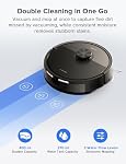 Roborock Q7 L5 Robot sous vide et Mop Combo, 8,000Pa Aspiration, mise à jour depuis Q5 Pro, Système antiangle double, LiDAR Navigation, cartographie multiniveaux, auto-chargeuse robotisée à vide, noir