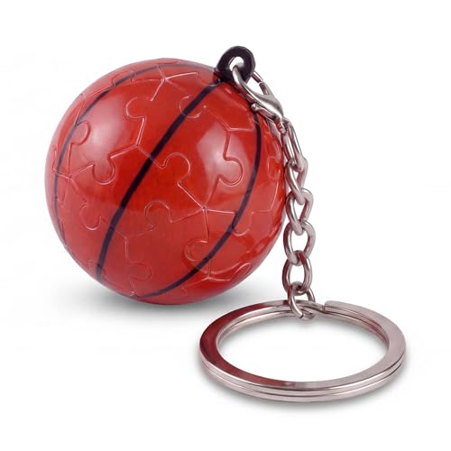 TOI 3D Puzzle Ball Assembles into Keychain Pendant, 30 Pieces 3D Jigsaw Puzzle for Adults Teens,...