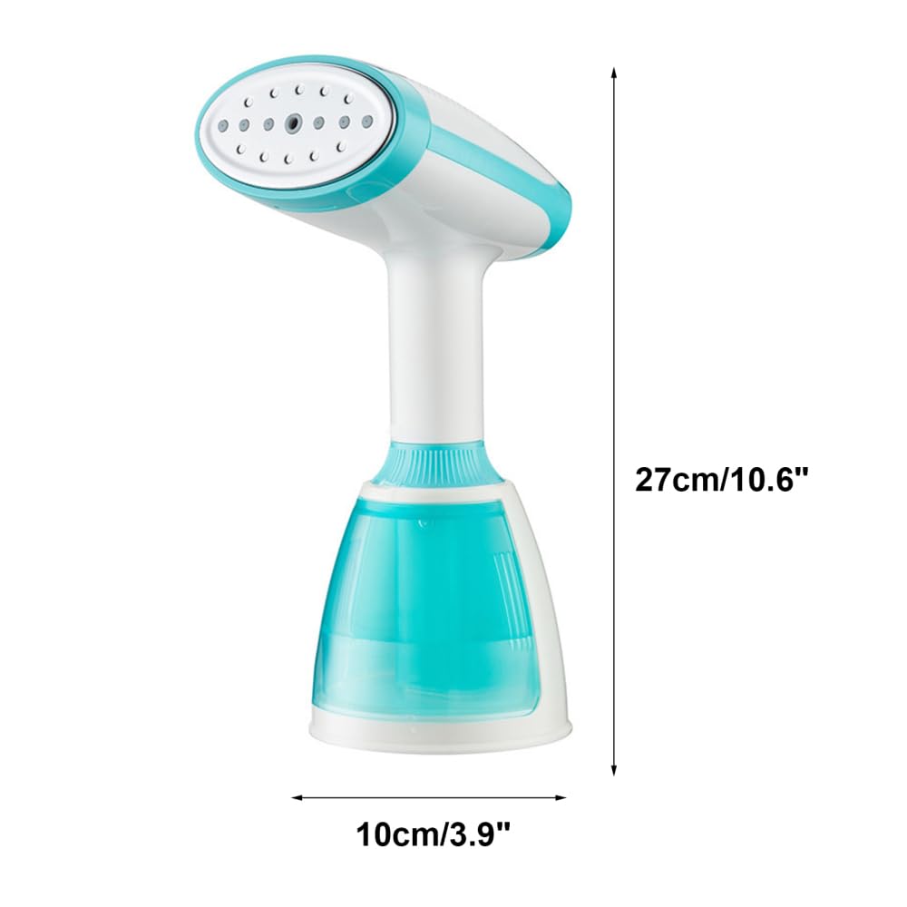 Hand Dampfglätter, 2-in-1 Bügel- Und Faltenentferner, Schnelles Aufheizen, Tragbarer Reise Dampfglätter für Kleidung mit Reinigungsbürste für Zuhause, Büro, Reisen, Weiß