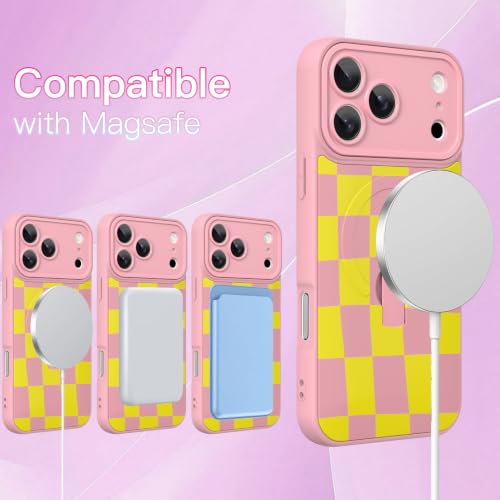 Image of ZIYE for iPhone 17 Pro Max Case Checkered Compatible with Magsafe