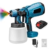 【3 Modes de pulvérisation】le pistolet électrique mural et de plafond peut être réglé sur 3 modes de pulvérisation différents (horizontal, vertical et circulaire) pour s'adapter à la forme de l'objet à pulvériser. L'entrée d'air de refroidissement rapide et l'entrée d'air de dissipation de chaleur, la dissipation de chaleur commode, garantissent la durée de vie de la machine.