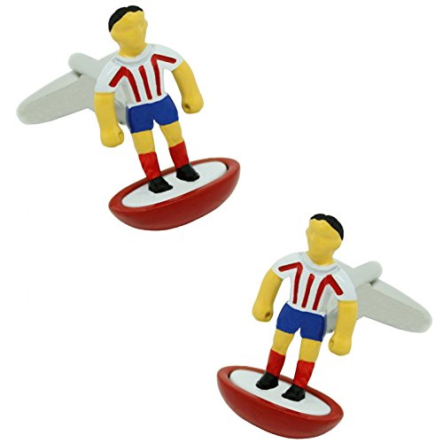 MasGemelos - Gemelos Subbuteo Atlético de Madrid Cufflinks