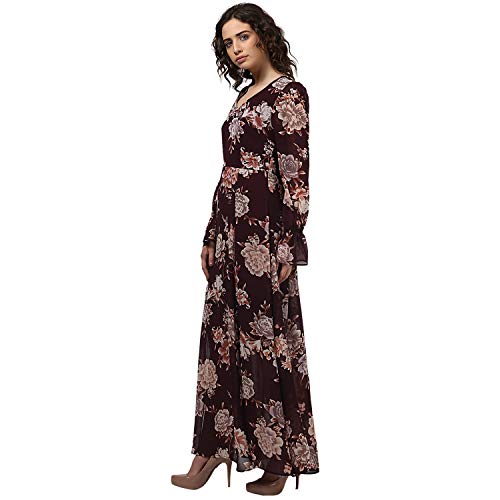 Image of Harpa V-Neck Printed Dress