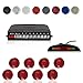 Produktbild CoCar Auto Rückfahrwarner Einparkhilfe 8 Sensoren Einparkassistent Einparksystem PDC + LED Anzeigen + Akustische Warnung - Tiefrot