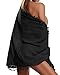 Eicolorte Beach Sarong Pareo Womens Semi-Sheer Swimwear Cover Ups Short Skirt with Tassels