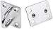 XYWHPGV 1.8 Inch Stainless Steel Window Door Cupboard Shed Gate Lock Catch Eye Cabin Hook Plates, 3 Pieces (B6B6B 61088 94D76 BC0F0 D98D3 36E17