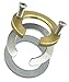 1set Faucet Fixing Nut Inside Diameter 1.22 inch/31mm Hot and Cold Faucet Fixing Tool Lock Nuts to Prevent Kitchen and Bathroom Faucets from Loosening (Brass)