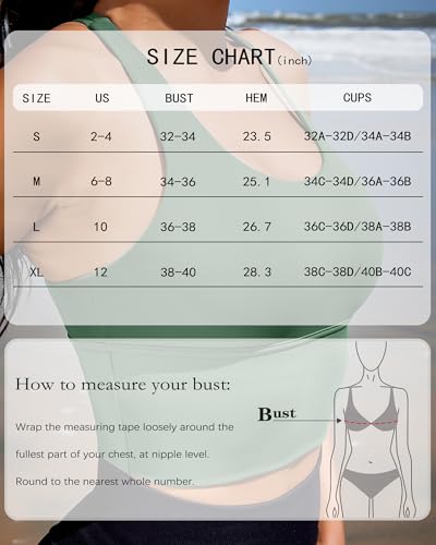 Image of XUNYU Sports Bras for Women High Support Longline Workout Tank Tops Built in Bra Padded Strappy Yoga Crop Top Cross Gym