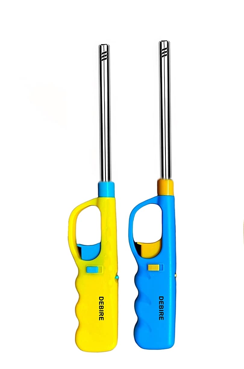 DEBIRE Steel Plastic Gas Lighter for Stove with Adjustable Flame for Kitchen (Multicolored, Pack of 2) (B091HTHYXB) Amazon Price History, Amazon Price Tracker