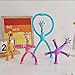 YANXINKE Teleskop Saugnapf Giraffe Spielzeug, 4 Stück Telescopic Suction Cup Giraffe Toy, Cartoon Teleskop Rohr Giraffe Stretch, Teleskop Giraffe Spielzeug