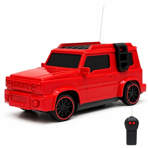 Image of Red Remote Control Car Toy | 2-Way G-Wagon | Smoke, Music & LED Light | Toy Car for Kids | High-Speed RC Car | Toys for Boys & Girls 7-14 Years | Birthday Gift for Kids