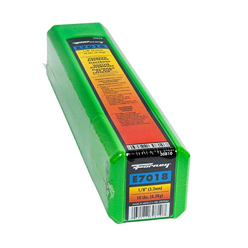 Forney 1/8 in. Dia. x 14 in. L E7018 Mild Steel Welding Electrodes 84000 psi 10 lb. 1 pk