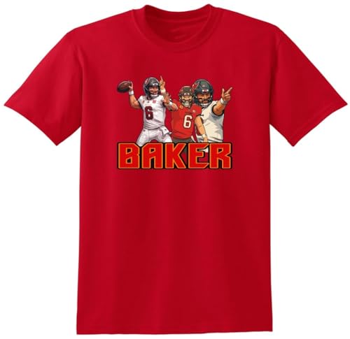 Baker Mayfield Collage Tampa Bay Shirt T-Shirt Adult Large Red