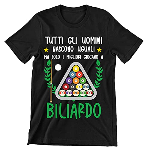Incidiamo T-Shirt Maglietta Uomo Biliardo Divertente Mestieri Sport Hobby Solo